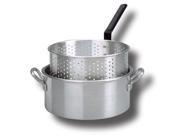 King Kooker KK2 Aluminum Fry Pan w Punched Aluminum Basket 9 Quart