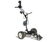 CartTek GRX 1250LI Remote Control All Terrain 180 Watt Golf Bag Cart Caddy