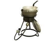 King Kooker 1644 16 Bolt Together Outdoor Propane Cooker w Cast Iron Pot