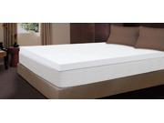 Comfort Revolution 4 4 lb Premium High Density Memory Foam Bed Topper Twin