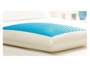 Comfort Revolution CERULEAN BUBBLES Hydraluxe Cooling Gel Bed Pillow Queen