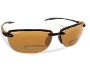 Flying Fisherman MA 7305BA 150 Cali Blk Amber Reader Sunglasses 1.50