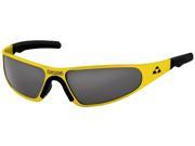 Liquid Eyewear Player YELLOW SMOKE Lens Hingeless Aluminum Sunglasses