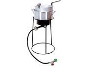 King Kooker 22PKPT 20 Aluminum Propane Outdoor Cooker Package w Fry Pan