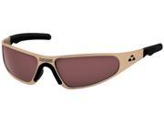 Liquid Eyewear Player DESERT TAN ROSE HI DEF POLARIZED Lens Hingeless Aluminum Sunglasses