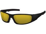Liquid Eyewear TFlex MATTE BLACK YELLOW Lens Hingeless Aluminum Sunglasses