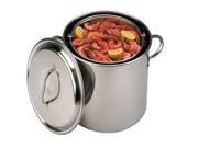 King Kooker KK22S Stainless Steel Boiling Pot w Basket Lid 22 Quart
