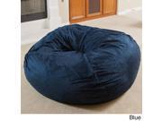 Christopher Knight Home Madison Blue Faux Suede 5 Foot Bean Bag