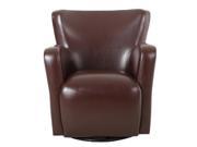 Christopher Knight Home Angelo Bonded Leather Wingback Swivel Club Chair