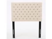 Christopher Knight Home Jezebel Twin Button Tufted Fabric Kid Headboard