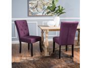 Christopher Knight Home Nyomi Fabric Dining Chair Set of 2