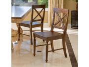 Christopher Knight Home Rovie Acacia Wood Dining Chair Set of 2