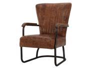 Christopher Knight Home Pancho Top Grain Vintage Brown Leather Arm Chair