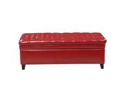 Christopher Knight Home Hastings Tufted Faux Leather Storage Ottoman