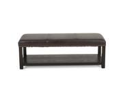 Christopher Knight Home Avary Wood Rectangular Storage Ottoman Bench with Bottom Rack