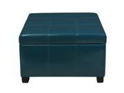 Christopher Knight Home Cortez Faux Leather Storage Ottoman