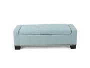 Christopher Knigth Home Jethro Studded Fabric Storage Ottoman Bench