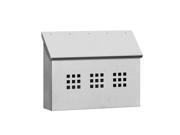 Salsbury 4515 Stainless Steel Mailbox Decorative Horizontal Style
