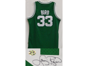 Larry Bird Signed Celtics Green Adidas Swingman Jersey