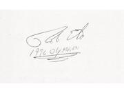 Rob Eiter Autographed Olympic 3x5 Index Card Wrestled in 1996 Olympics