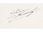 Duncan Kennedy Autographed Olympic Luger 3x5 Inch Index Card