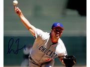 Greg Maddux Signed Chicago Cubs Pitching Action 8x10 Photo