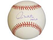 Paul Molitor Signed Rawlings MLB Baseball w HOF 04