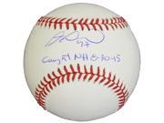 Miguel Montero Signed Rawlings Official MLB Baseball w Caught NH 8 30 15