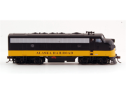 Bachmann HO Scale Train F7 A Diesel Locomotive DCC Ready Alaska black yellow 63710