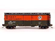 Bachmann N Scale Train Aar 40 Steel Box Car Greeat Northern 17059