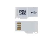USB 2.0 T Flash TF Micro SD SDHC Memory Card Reader Writer Adaptor 2 0 WHITE