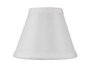 Hard Back Candle Clip Light Oatmeal Linen Fabric Empire Lamp Shade 3x6x5