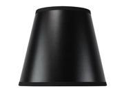 Black Hard Back Lampshade with Gold Lining Parchment Empire Lamp Shade 5x8x7