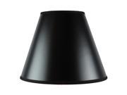 Bold Black with True Gold Lining Hard Back Parchment Empire Lamp Shade 6x12x9.5