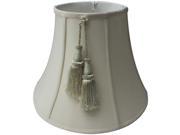 Eggshell Shantung Fabric Bell Lamp Shade 8x16x12