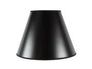 Bold Black with True Gold Lining Hard Back Parchment Empire Lamp Shade 8x16x12