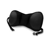 FH 1005 FH Group Portable Lumbar Seat Cushion back support with Strap Black