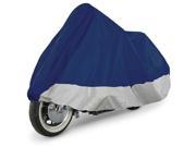 FH MC701 FH Group Premium Taffeta PU Coated Fabric Motorcycle Cover blue silver Size L 95 x 48 x 56
