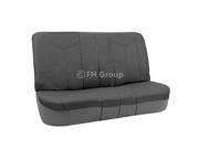 FH Group Rome PU Leather Bench Seat Covers 40 60 60 40 50 50 40 20 40 Split Solid Gray
