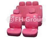 Exquisite embroider Seat Covers pink color