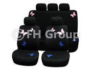 Exquisit Butterfly Embroidery Universal Car Seat Cover