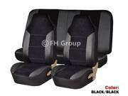 Leather Velour Seat Covers Airbag Compatible and Split Rear Bench