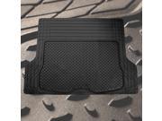 Trunk Cargo Floor Mats for Auto All Weather Rubber Black Auto Liners