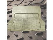 Trunk Cargo Floor Mats for Auto All Weather Rubber BEIGE Auto Liners