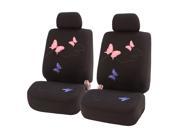 Beautiful Butterfly Car Seat Covers Black Luxury For Car SUV