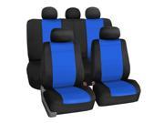 Car Seat Cover Neoprene Waterproof Pet Proof Full Set Cover Blue