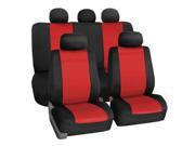 Car Seat Cover Neoprene Waterproof Pet Proof Full Set Cover Red