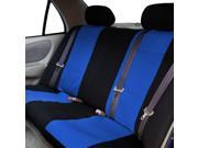Rear Split Bench Cover for Split Bench car Auto Car Sedan SUV Truck Blue
