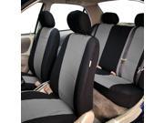 Car Seat Cover Neoprene Waterproof Pet Proof Full Set 4 Headrest Cover Gray