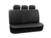 PU Leather Rear Back Seat Covers Set Top Quality Black For SUV Car Minivan
